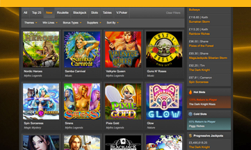 Bet Victor casino jackpot games