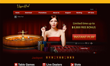 Vegas Red website