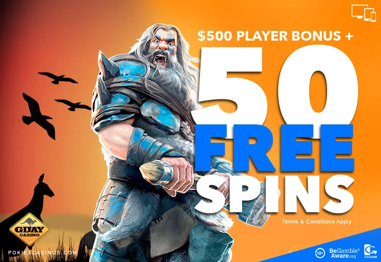 G’Day Casino GDay bonus casino downunder