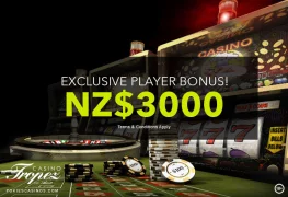 NZ$3000 Deposit Bonus Casino Tropez