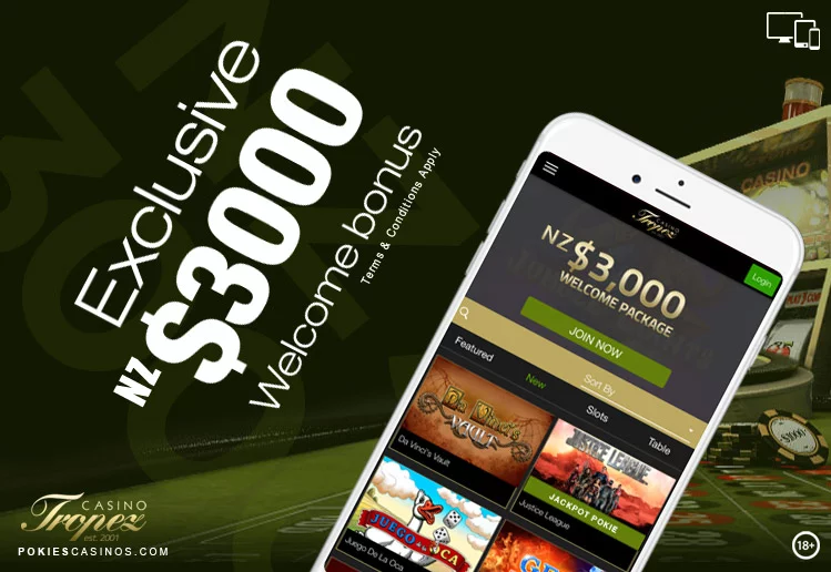 Casino Tropez Mobile Gaming Website