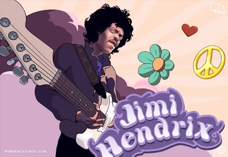 NetEnt Mega Win Pokie Jimi Hendrix