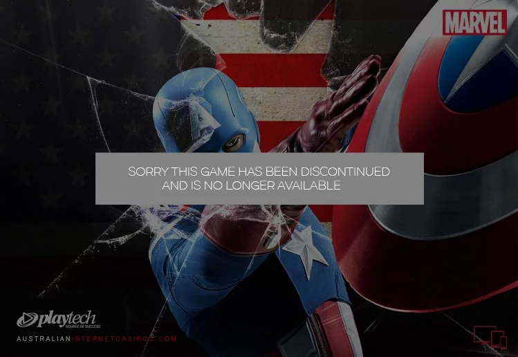 Captain America Pokie Game Captain America Pokie