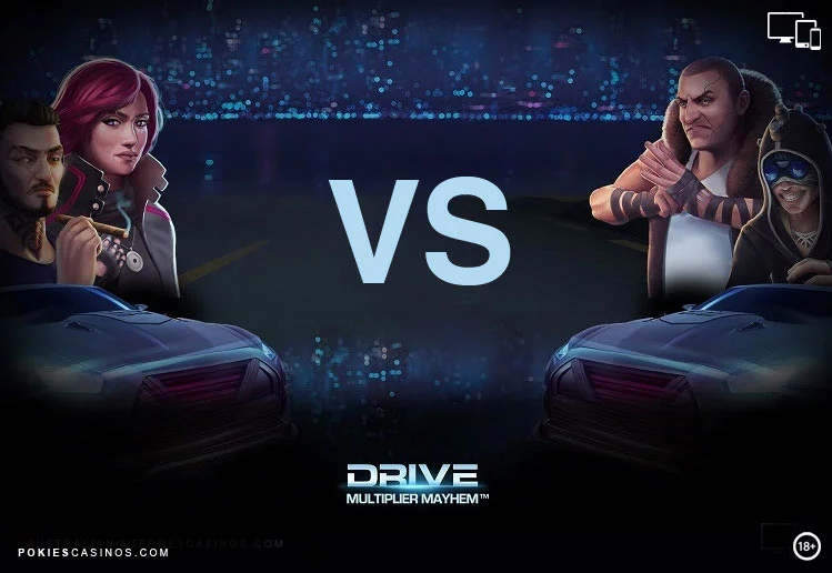 Drive Multiplayer Mayhem Pokie By NetEnt