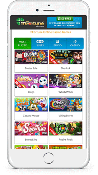 mFortune Mobile casino mobile play