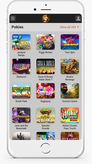 Emu Mobile casino jackpot games