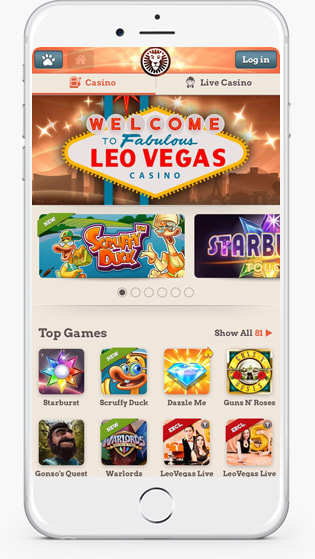 Leo Vegas casino mobile play