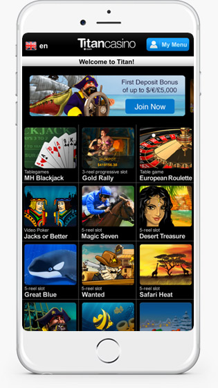 Titan Casino mobile play
