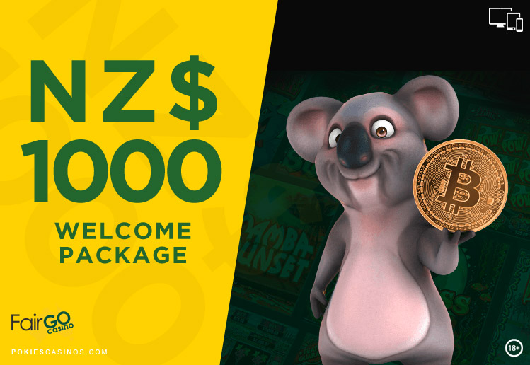 Fair Go Internet Casino NZ$1000 Welcome Package Bonus