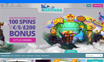 Karamba Casino website