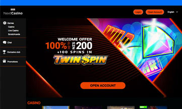 Next Casino website