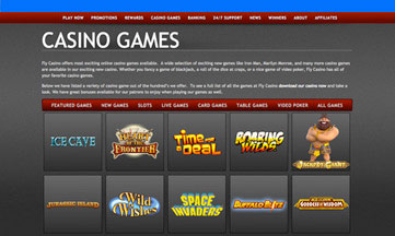 fly casino jackpot games