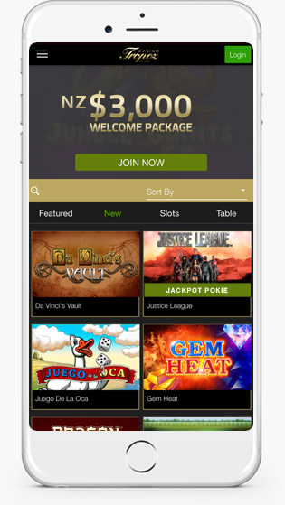 Casino Tropez website