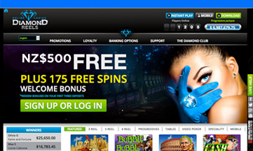 Diamond Reel Casino website