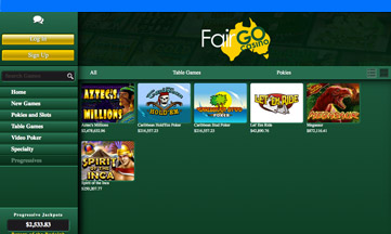 Fair Go Casino website