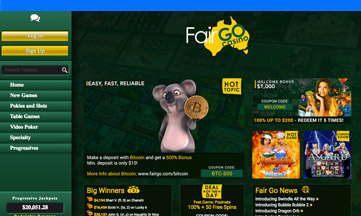 Fair Go Casino website