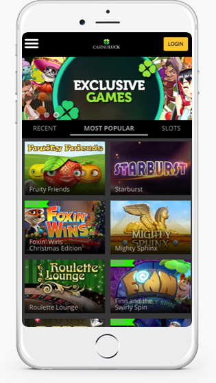 Casino Luck Mobile website