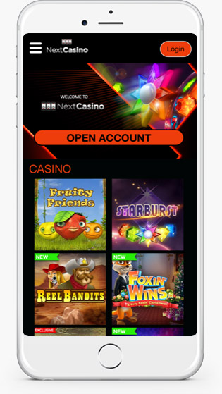 Next Casino website