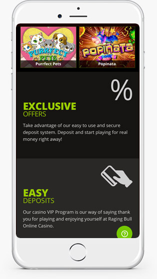 Raging Bull casino jackpot games