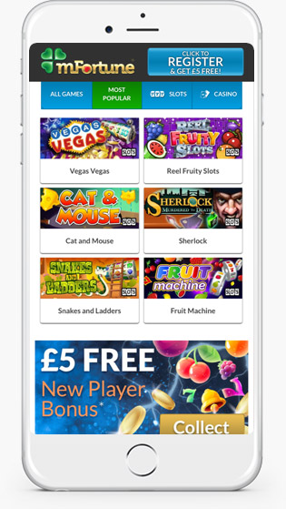 mFortune Mobile casino jackpot games