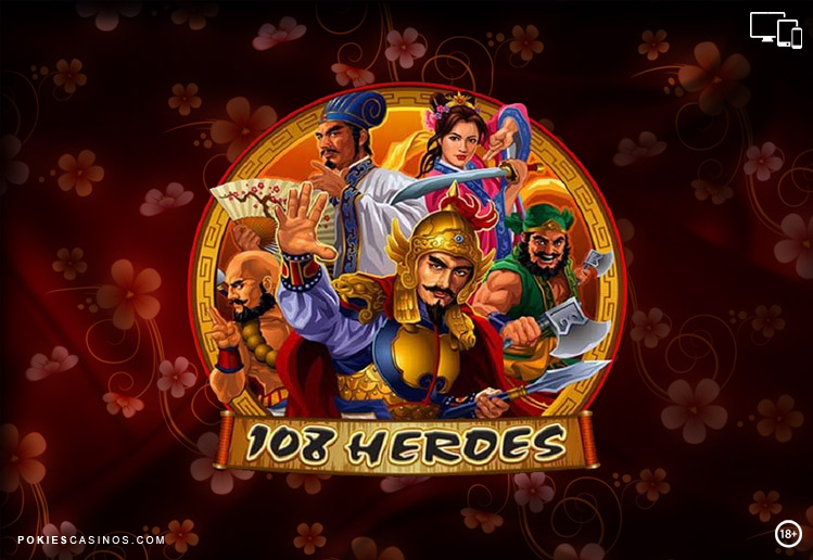 108 heroes Microgaming pokie