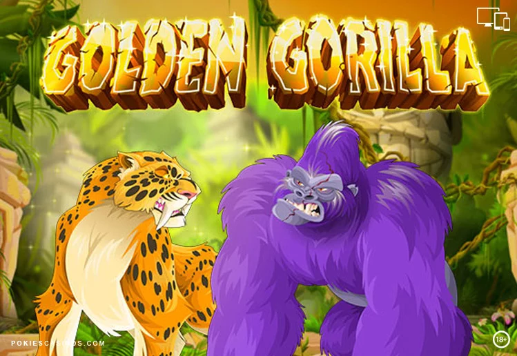 Golden Gorilla Pokie By Rival Gaming