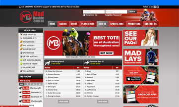 Mad Bookie official website