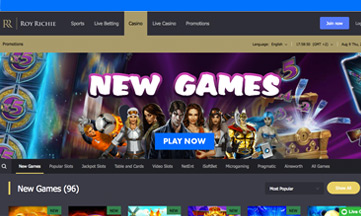 Roy Richie Casino official website