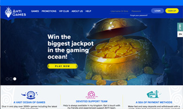 AHTI Games Casino official website