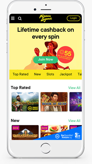 Fortune Legends casino mobile play