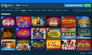 MyChance Casino jackpot pokies