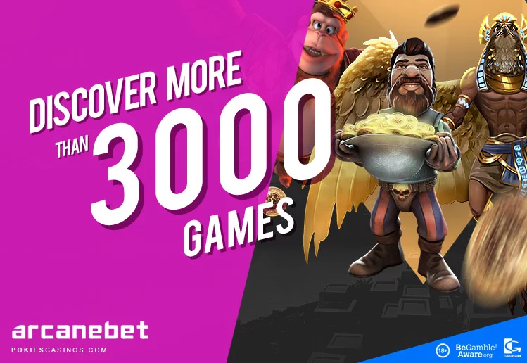 arcanebet casino with 3000 playing casino games