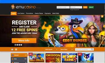 Emu casino website