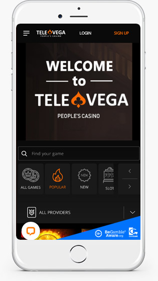 TeleVega casino mobile play
