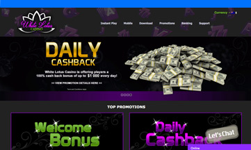 White Lotus Casino Free Spins