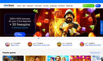 Slottica official website