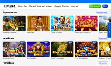 Slottica Casino pokies