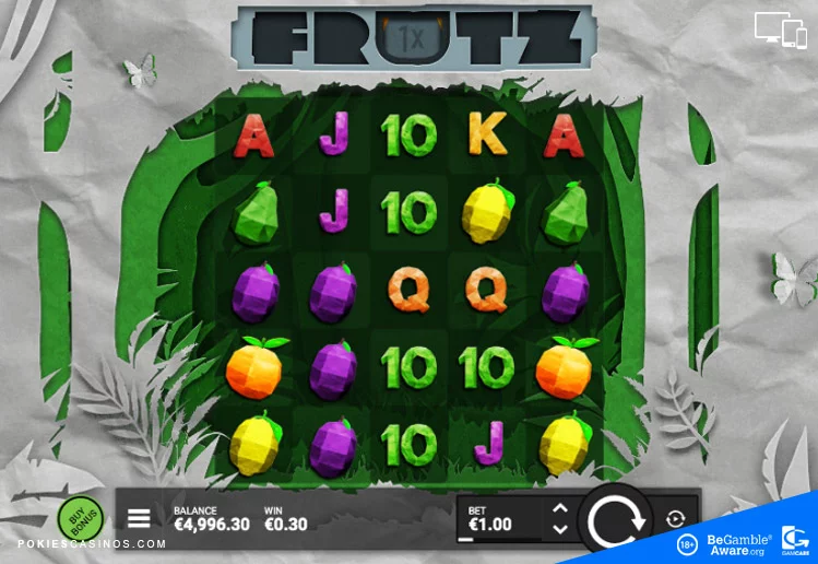 Frutz Pokie Frutz Slot by Hacksaw Gaming