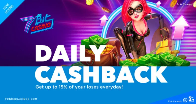 daily cashback promo at 7 bit casino online
